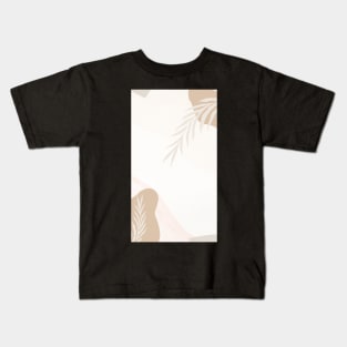 Geometric Harmony: Aesthetic Abstract Watercolors Kids T-Shirt